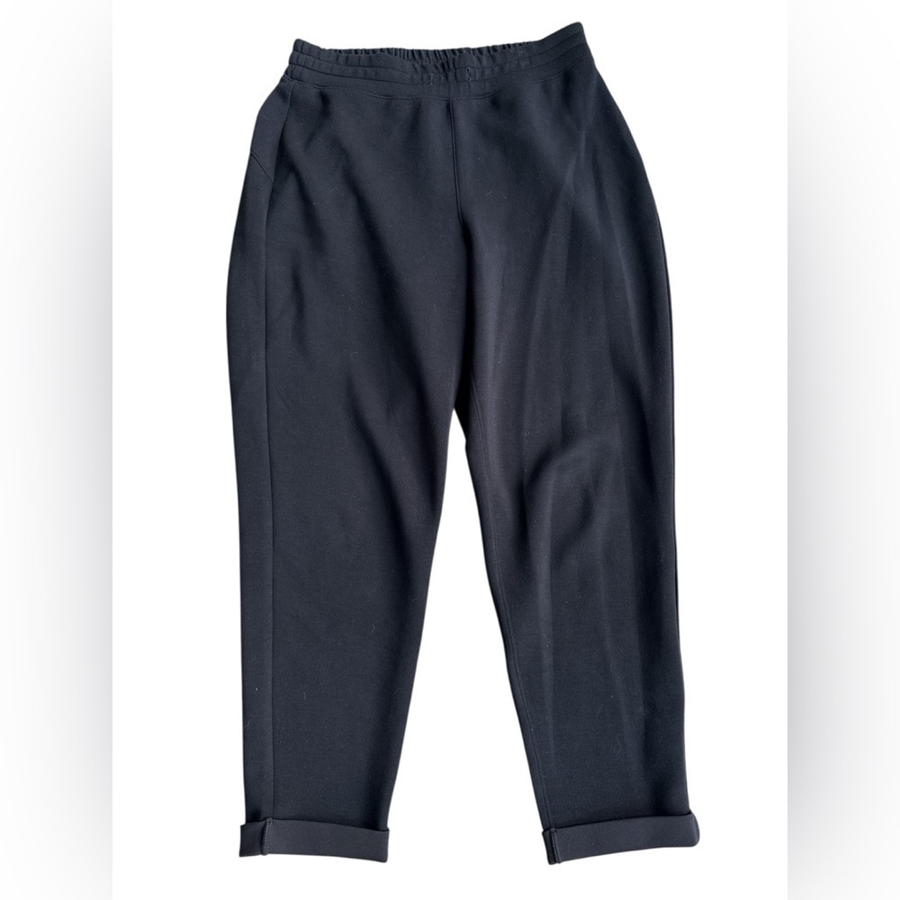 Spanx AirEssentials Tapered Pants Womens Black Drawstring pants